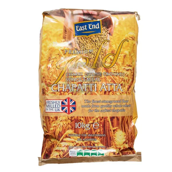 East End Premium Gold Chakki wholemeal chapatti atta 10kg bag