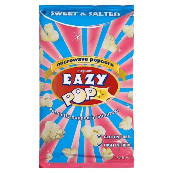 Eazy Pop Popcorn Sweet & Salted Microwave - 85g