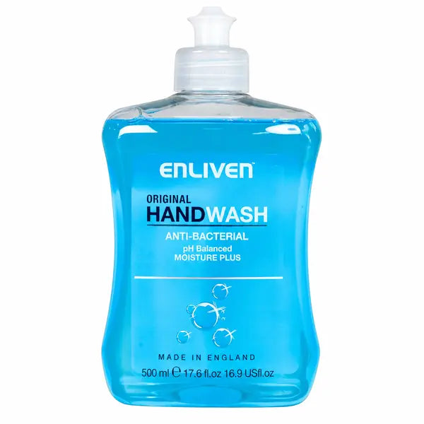 Enliven Original Anti-Bacterial Handwash 500ml blue refill bottle