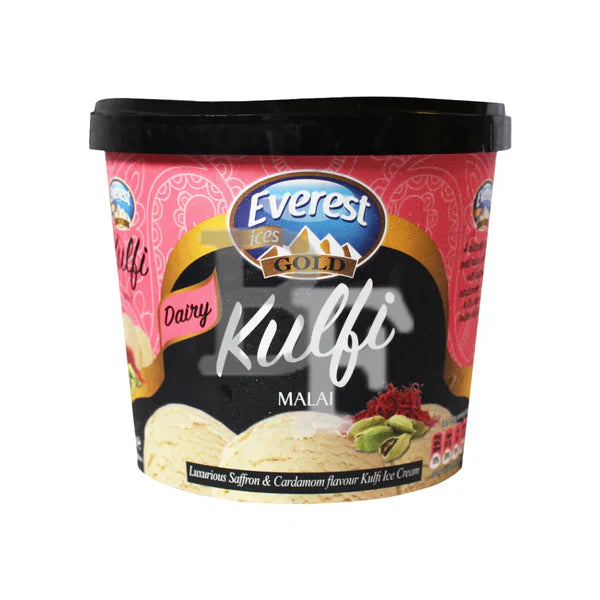 Everest Malai kulfi frozen dessert tub, family size 1 litre