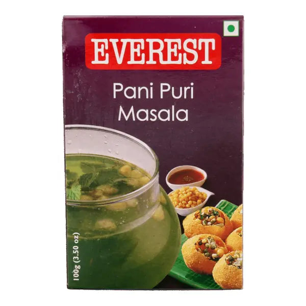 Everest Pani Puri Masala tangy spice blend, 100g box