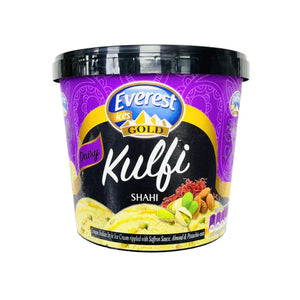 Everest Shahi kulfi frozen dessert tub with saffron and cardamom, 1 litre