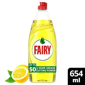 Fairy Lemon washing Liquid - 654ml