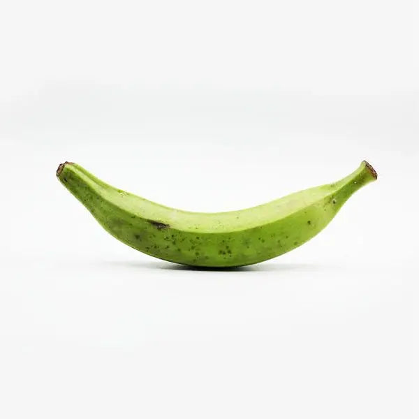 Fresh green ash plantain 500g raw banana for Indian cooking