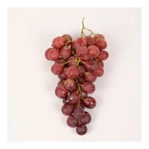 Fresh red grapes in a loose bunch, available in multiple weights