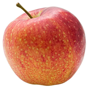 Fresh Royal Gala apple with red and yellow skin