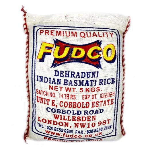 Fudco dehraduni basmati rice 5kg long grain rice
