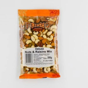 Fudco Deluxe Nuts & Raisins Mix - 250g