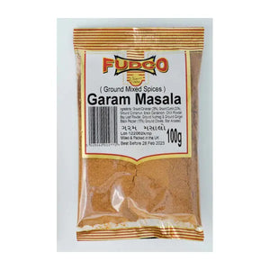 Fudco garam masala ground mixed spice pouch, 100g