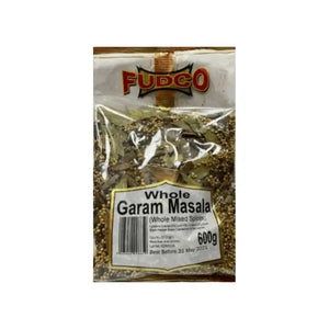 Fudco whole garam masala mixed spice pouch, 600g