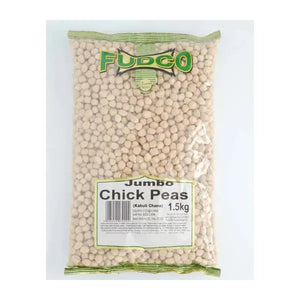 Fudco jumbo chick peas Kabuli Chana pouch, 1.5kg