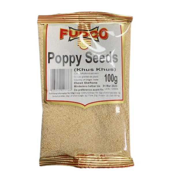 Shop Fudco Poppy Seeds (Khas Khas) - 100g at Grocerywala