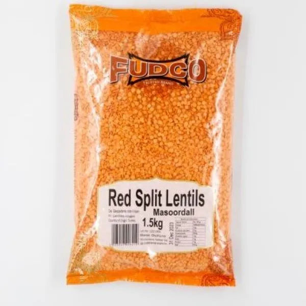 Fudco Red Split Lentils (Masoor Dal) - 1.5kg