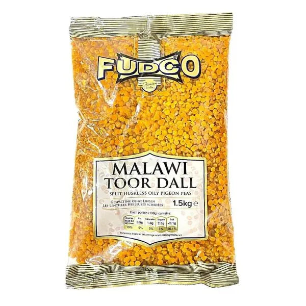Fudco Toor Dal Oily Malawi - 1.5kg