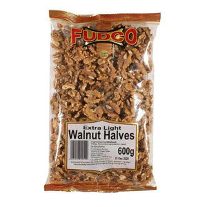 Fudco Walnut Halves Extra Light - 600g