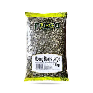Fudco Whole Green Moong Beans Large (Sprouting) - 1.5kg