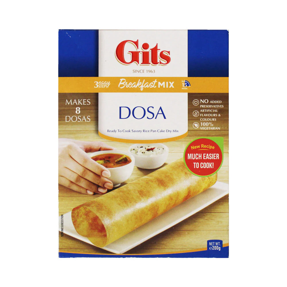 Shop Gits Dosai Mix (Ready To Cook Savoury Rice Pan Cake Dry Mix) - 200g at Grocerywala