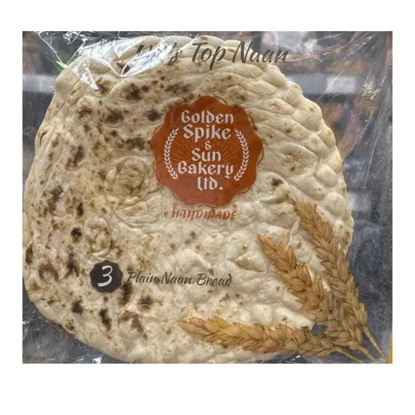 Golden Spike Naan Plain (3pcs) - 230g