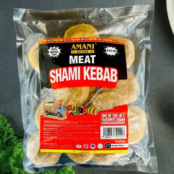 Amani Meat Shami Kebab Frozen (14 pcs) - 900g