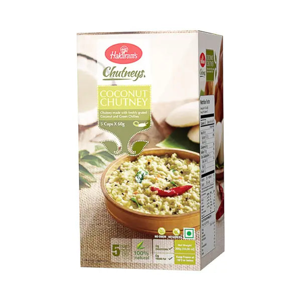 Haldiram coconut chutney frozen, 5 cups, 300g pack