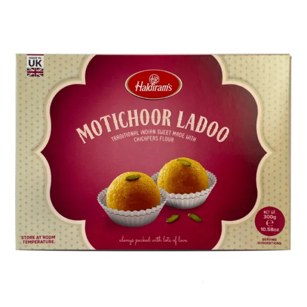 Haldiram Motichoor Ladoo Dessert - 300g