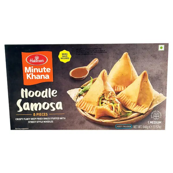 Haldiram's frozen noodle samosa, 8 pieces, 640g pack