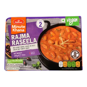 Haldiram's rajma raseela frozen kidney bean curry, 283g box