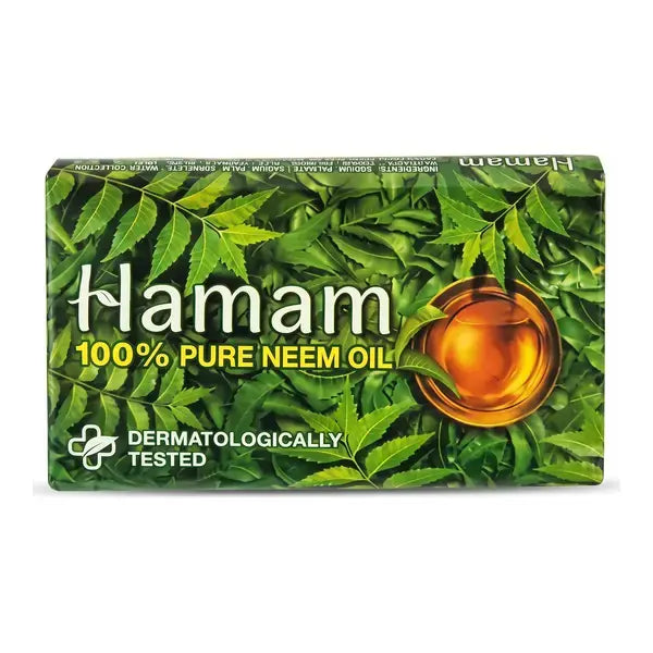 Hamam Pure Neem Oil Soap 100g green pack