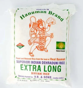 Hanuman Basmati Rice Extra Long - 10kg