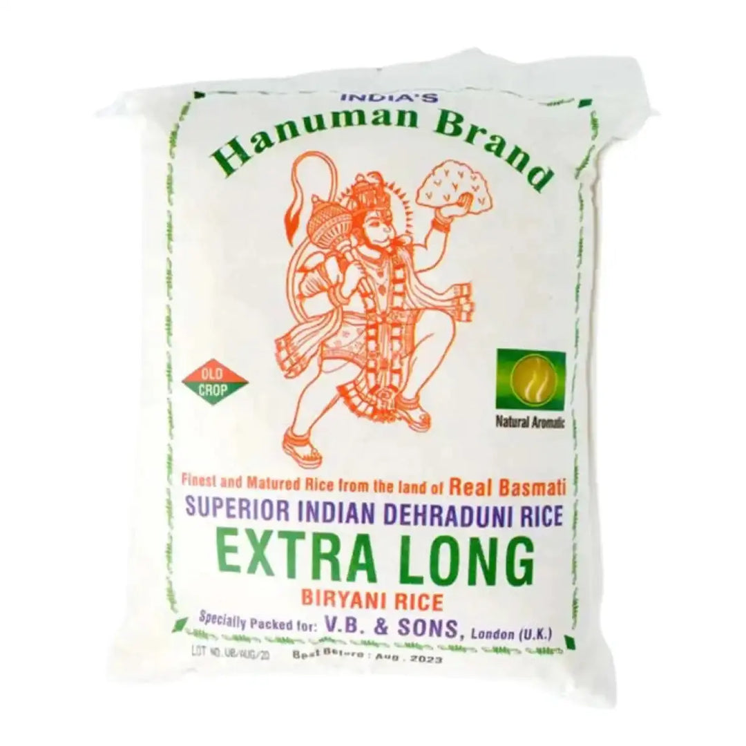 Hanuman Basmati Rice Extra Long 5kg pack