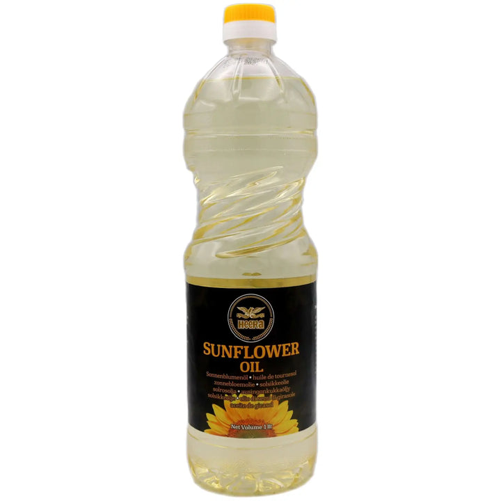 Heera Sunflower Oil 1L, front of pack