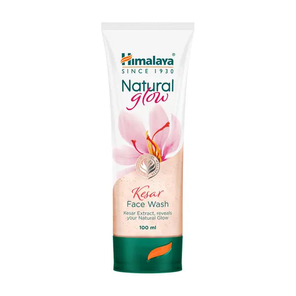 Himalaya Natural Glow Kesar Face Wash 100ml tube