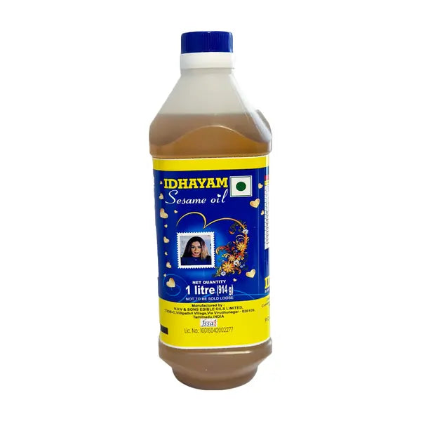 Idhayam pure sesame gingelly oil, 1 litre bottle