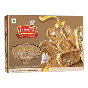 Jabsons Agra Gud Gajak traditional sesame sweet 175g box