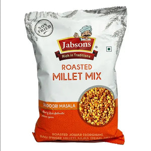 Jabsons Roasted Millet Mix 140g tandoori masala snack pack