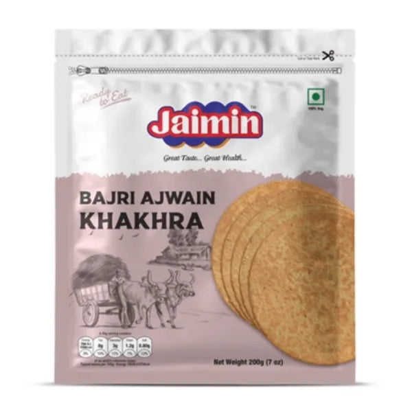 Jaimin Bajri Ajwain Khakra - 200g