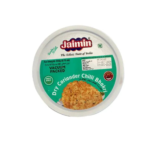 Jaimin Bhakri Dry Chilli Coriander - 250g