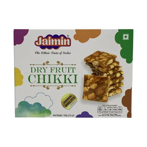 Jaimin Dryfruit Chikki - 100g