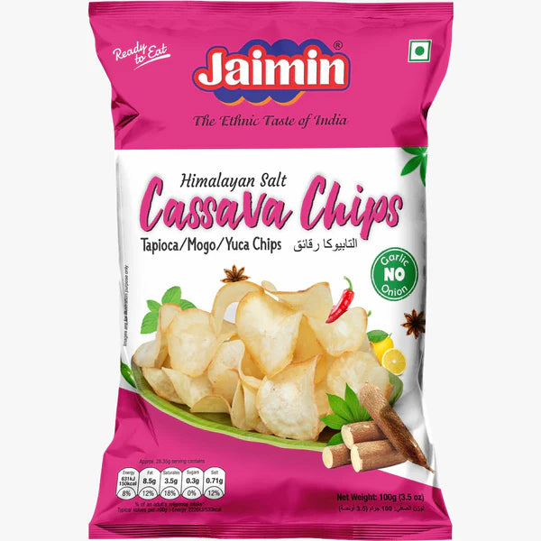Jaimin Himalayan Salt Cassava Chips - 100g