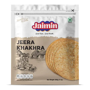 Jaimin Jeera Khakhra roasted cumin snack 200g pack