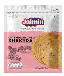 Jaimin Oats Ginger Chilli Khakra - 200g