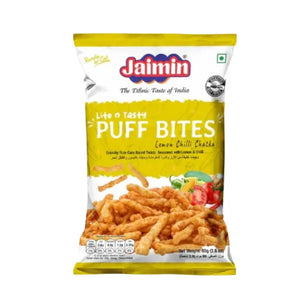 Jaimin Puff Bites Lemon Chilli Chatka 80g packet
