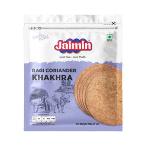 Jaimin Ragi Coriander Khakra - 200g