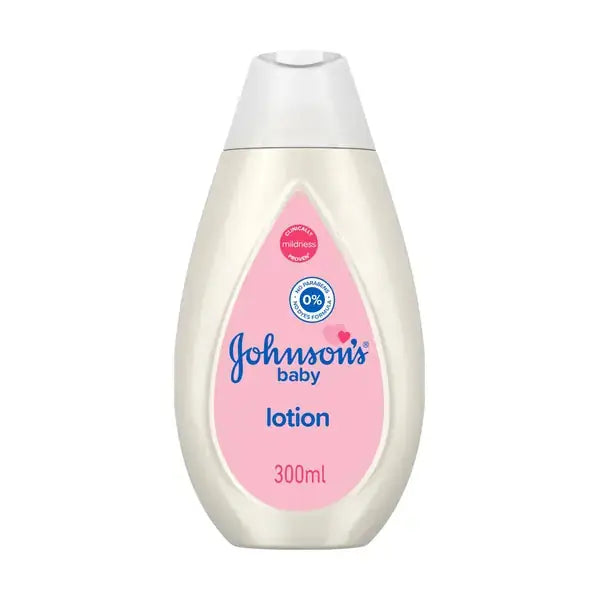 Johnsons Baby Lotion 300ml bottle on white background