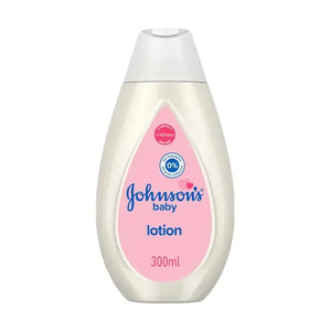 Johnsons Baby Lotion 300ml bottle on white background