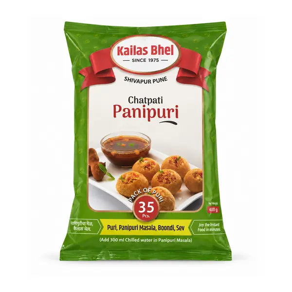 Kailas Pani Puri Kit 400g - 35 pieces