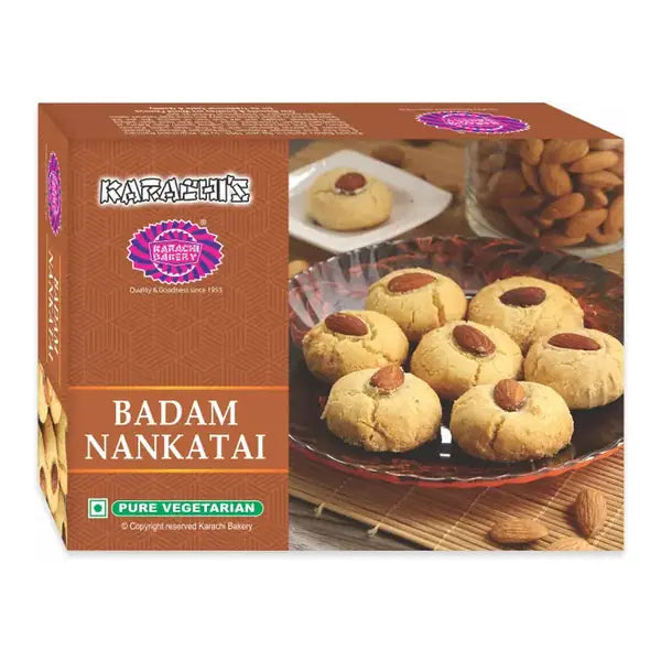 Karachi Bakery badam nankatai almond biscuits, 200g box