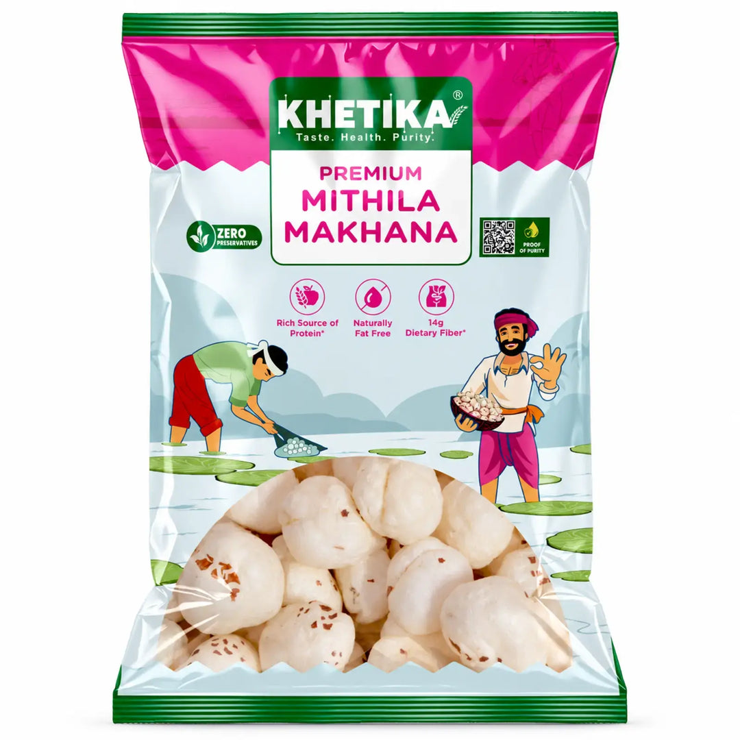 Khetika Makhana 100g, front of pack