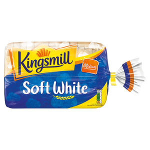 Kingsmill Soft White medium sliced bread loaf 800g pack