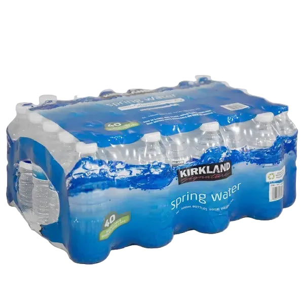 Kirkland Signature Natural Spring Water case of 40 x 500ml bottles